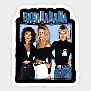 Bananarama Band Sticker